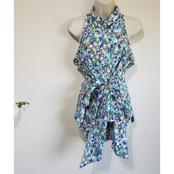 Maeve by Anthropologie Tie-Front Sleeveless Top - Picture 2 of 7